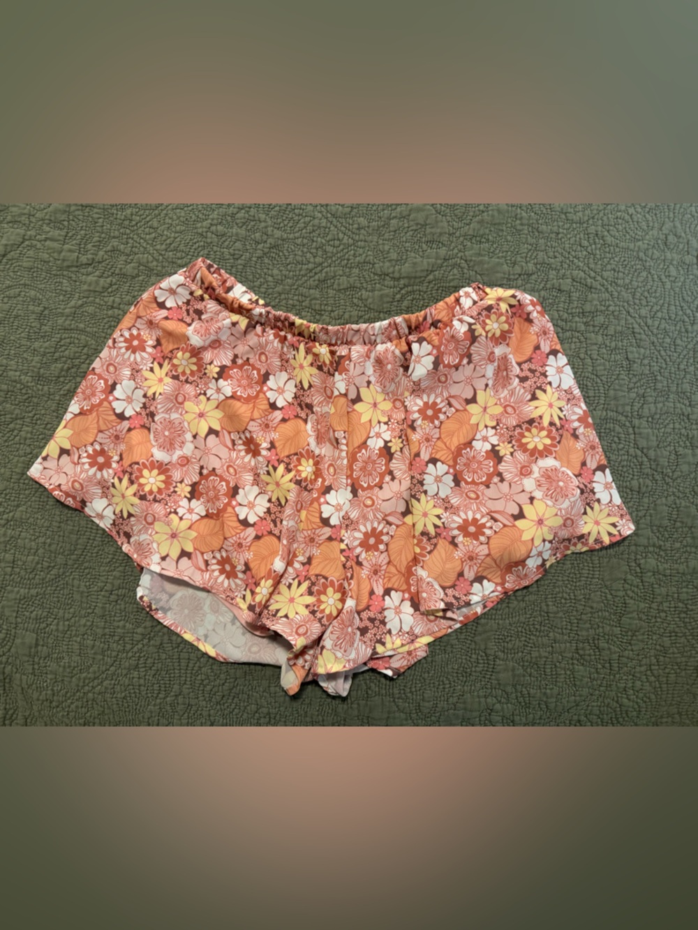 Altr’d State Pink Floral Elastic Waist Bottoms